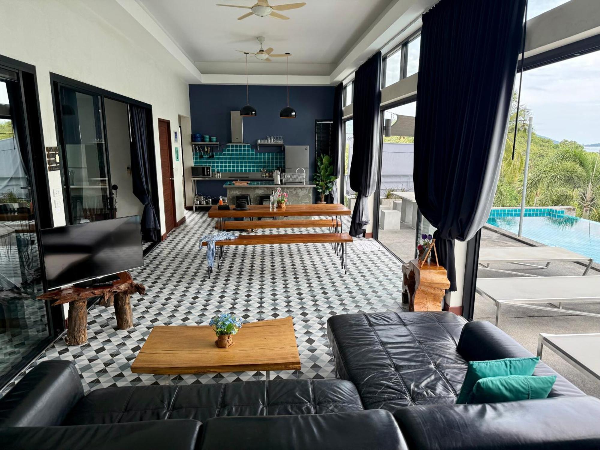 Ko Samui Seaview Pool Villa Seren With Car Laem Set Beach Exterior photo