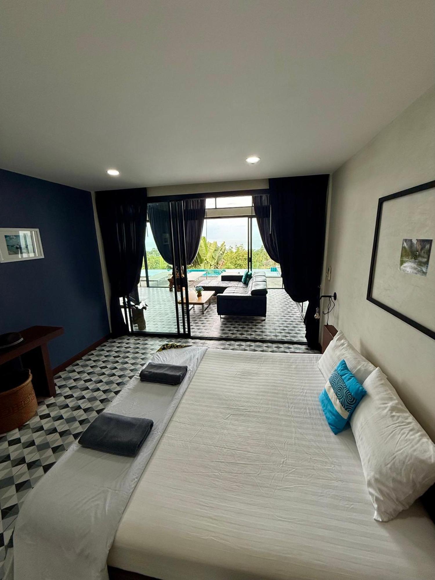 Ko Samui Seaview Pool Villa Seren With Car Laem Set Beach Exterior photo